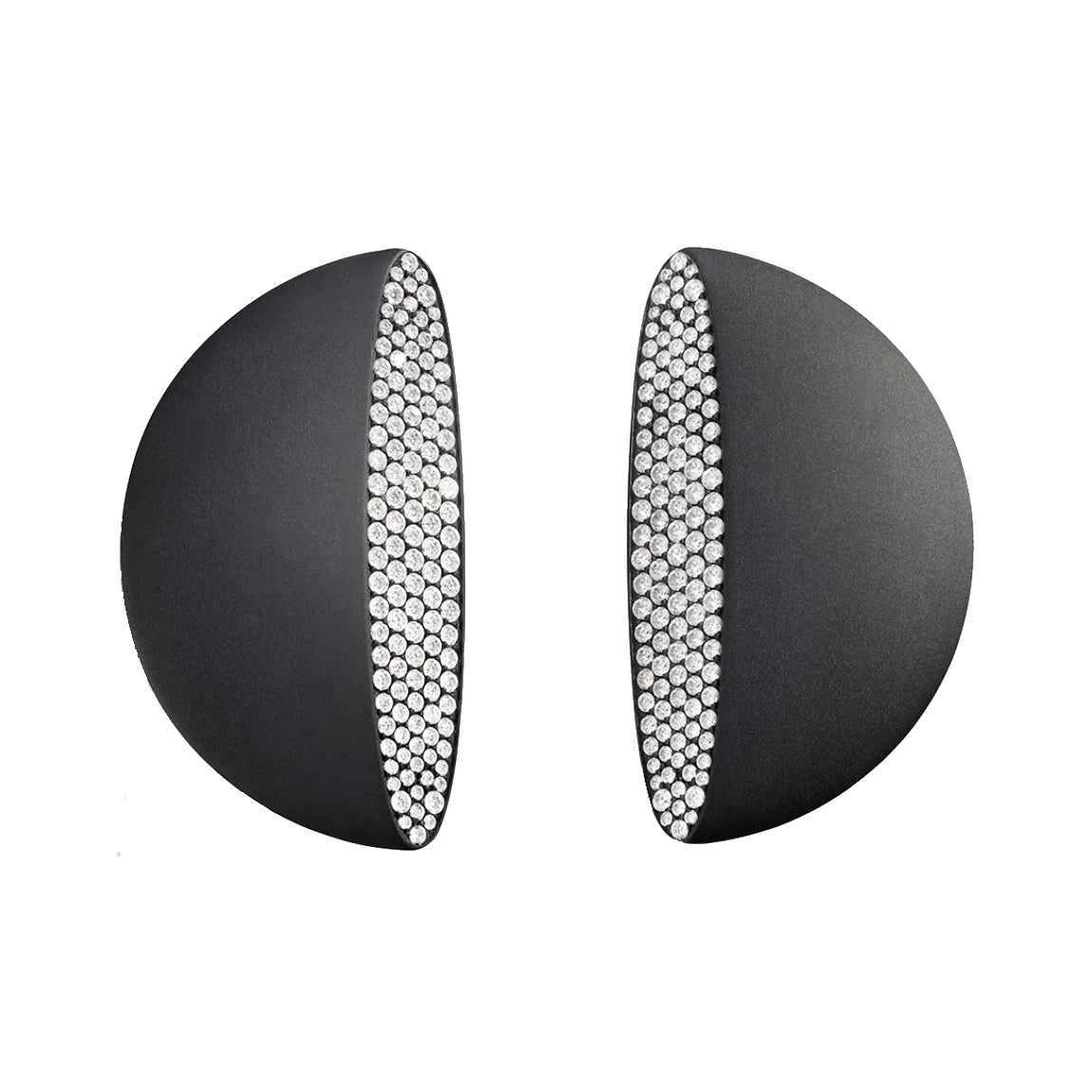 Vhernier - Black Titanium Diamond Eclisse Earrings
